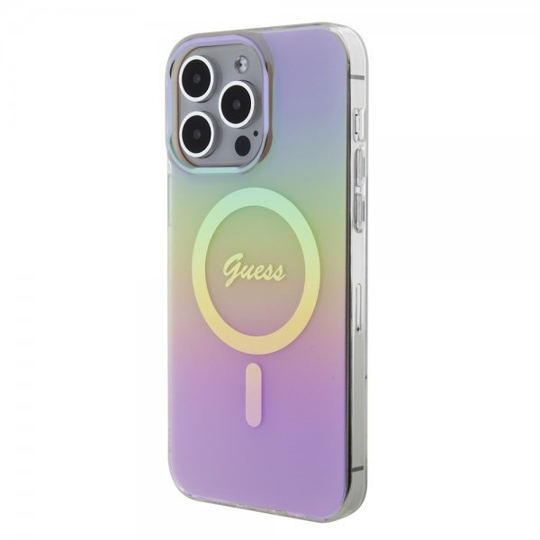 Guess iPhone 15 Pro Max Kuori Script MagSafe Ruusukulta