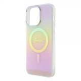 Guess iPhone 15 Pro Max Kuori Script MagSafe Ruusukulta