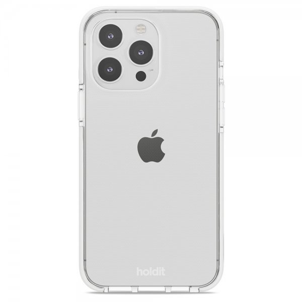 holdit iPhone 15 Pro Max Kuori Seethru Valkoinen
