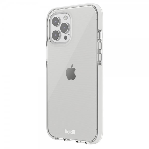 holdit iPhone 15 Pro Max Kuori Seethru Valkoinen