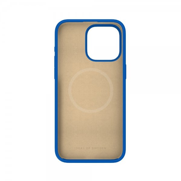 Ideal of Sweden iPhone 15 Pro Max Kuori Silicone Case MagSafe Cobalt Blue