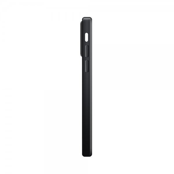 Xqisit iPhone 15 Pro Max -silikonikuori, musta