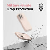 Ringke iPhone 15 Pro Max Kuori Silicone Magnetic Pink Sand