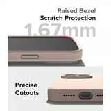 Ringke iPhone 15 Pro Max Kuori Silicone Magnetic Pink Sand