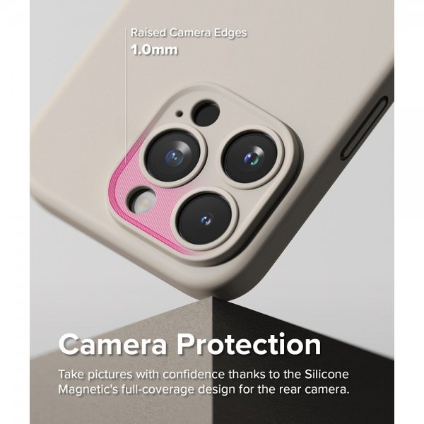 Ringke iPhone 15 Pro Max Kuori Silicone Magnetic Stone
