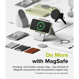 Ringke iPhone 15 Pro Max -silikonisuojakuori, magneettinen, Sunny Lime