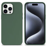 iPhone 15 Pro Max Kuori Silikoni Vihreä