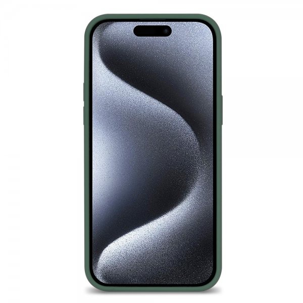 iPhone 15 Pro Max Kuori Silikoni Vihreä