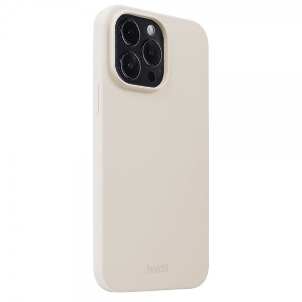 holdit iPhone 15 Pro Max Silikonikuori Light Beige