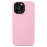 Holdit iPhone 15 Pro Max Kuori Silikoni Roosa
