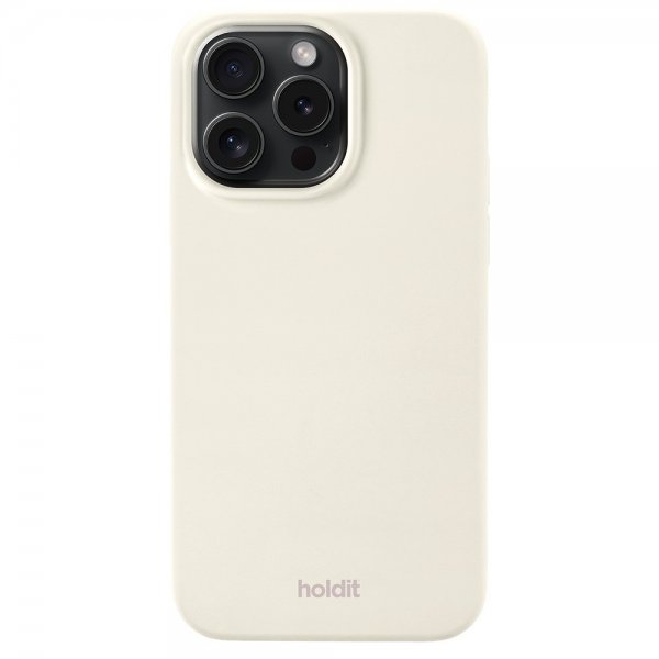 holdit iPhone 15 Pro Max Kuori Silikoni Soft Linen