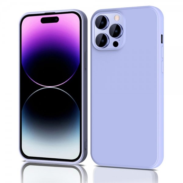 X-Level iPhone 15 Pro Max Kuori Silikonitekstuuri Sininen