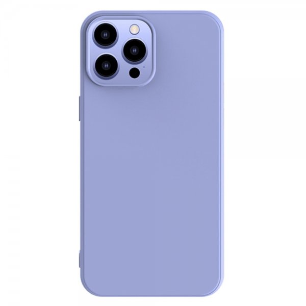X-Level iPhone 15 Pro Max Kuori Silikonitekstuuri Lila