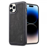 X-Level iPhone 15 Pro Max -kuori, saumaton, musta