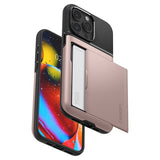 Spigen iPhone 15 Pro Max -suojakuori Slim Armor CS Rose Gold
