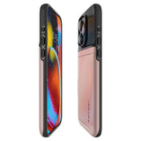 Spigen iPhone 15 Pro Max -suojakuori Slim Armor CS Rose Gold