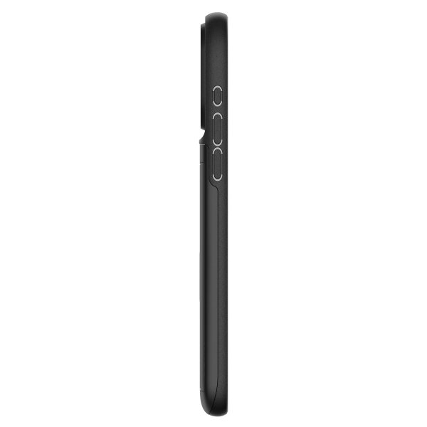 Spigen iPhone 15 Pro Max Kuori Slim Armor CS Musta