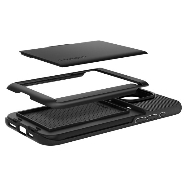 Spigen iPhone 15 Pro Max Kuori Slim Armor CS Musta