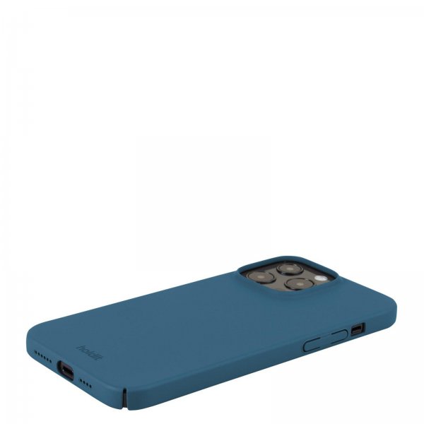 Holdit iPhone 15 Pro Max Kuori Slim Case Denim Blue