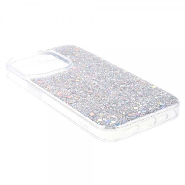 Nordic Covers iPhone 15 Pro Max Kuori Sparkle Series Stardust Silver