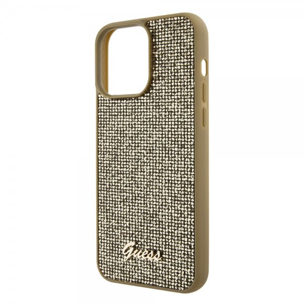 Guess iPhone 15 Pro Max Kuori Square Mirror Kulta