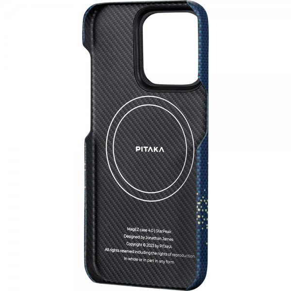 Pitaka iPhone 15 Pro Max -suojakuori StarPeak MagEZ Case 4 Milky Way Galaxy