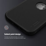 Nillkin iPhone 15 Pro Max Suojakuori Super Frosted Shield Pro Logoaukko Sininen