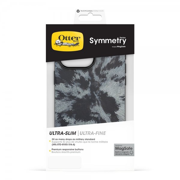 Otterbox iPhone 15 Pro Max -suojakuori Symmetry MagSafe Burnout Sky