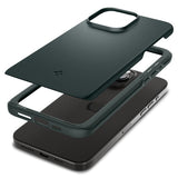Spigen iPhone 15 Pro Max Thin Fit Abyss Green -suojakuori