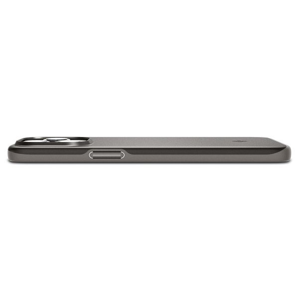 Spigen iPhone 15 Pro Max Thin Fit -suojakuori, Gunmetal