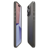 Spigen iPhone 15 Pro Max Thin Fit -suojakuori, Gunmetal