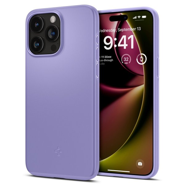 Spigen iPhone 15 Pro Max Thin Fit Iris Purple -suojakuori