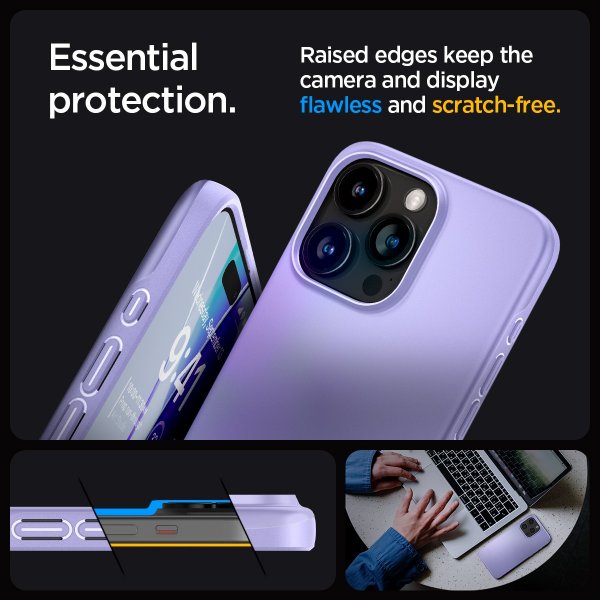 Spigen iPhone 15 Pro Max Thin Fit Iris Purple -suojakuori
