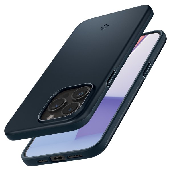 Spigen iPhone 15 Pro Max Thin Fit -suojakuori, Metal Slate