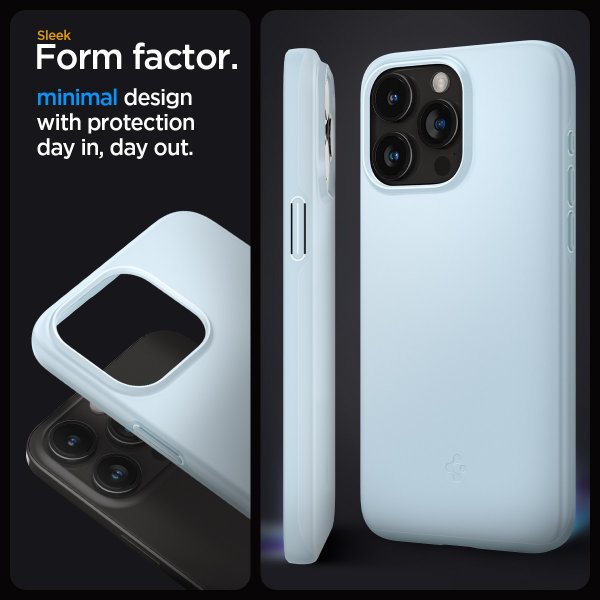 Spigen iPhone 15 Pro Max Kuori Thin Fit Mute Blue