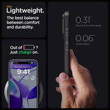 Spigen iPhone 15 Pro Max Thin Fit -suojakuori, musta