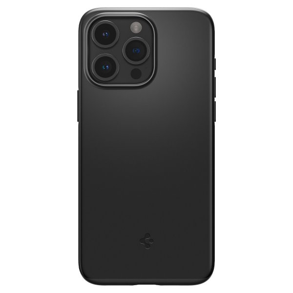 Spigen iPhone 15 Pro Max Thin Fit -suojakuori, musta