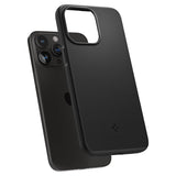 Spigen iPhone 15 Pro Max Thin Fit -suojakuori, musta
