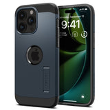 Spigen iPhone 15 Pro Max Suojakuori Tough Armor MagFit Metal Slate