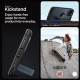 Spigen iPhone 15 Pro Max Suojakuori Tough Armor MagFit Metal Slate