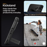 Spigen iPhone 15 Pro Max Kuori Tough Armor MagFit Musta