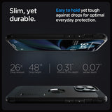 Spigen iPhone 15 Pro Max Kuori Tough Armor MagFit Musta