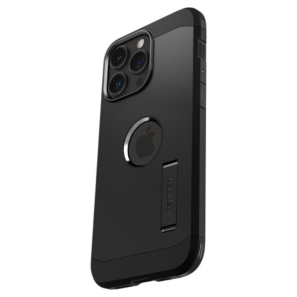 Spigen iPhone 15 Pro Max Kuori Tough Armor MagFit Musta