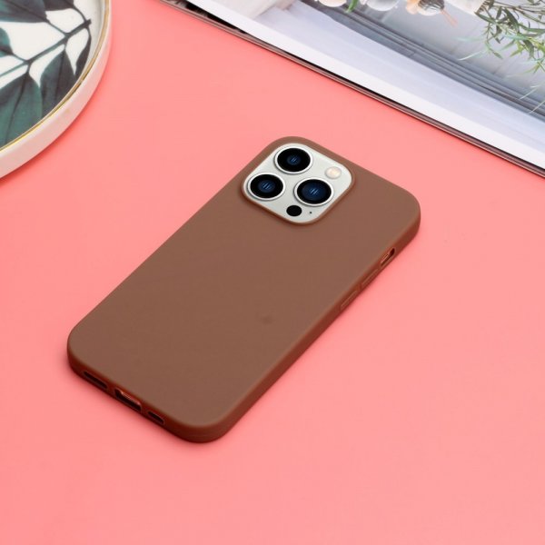 iPhone 15 Pro Max Kuori TPU Kahvi