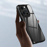 Ipaky iPhone 15 Pro Max Kuori Läpinäkyvä Takaosa Violetti