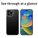 Mofi iPhone 15 Pro Max Kuori Läpinäkyvä TPU Kirkas