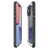 Spigen iPhone 15 Pro Max -suojakuori Ultra Hybrid Abyss Green
