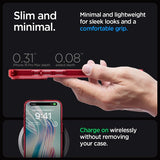Spigen iPhone 15 Pro Max Kuori Ultra Hybrid Deep Red