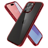 Spigen iPhone 15 Pro Max Kuori Ultra Hybrid Deep Red