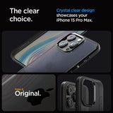 Spigen iPhone 15 Pro Max -suojakuori, Ultra Hybrid Frost Black